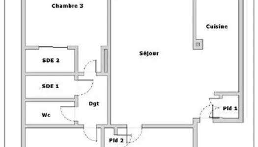 Appartement meuble t4 artem leclerc 