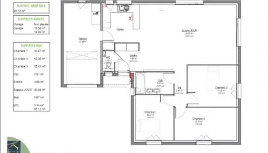Maison 5 pièces 95 m² 