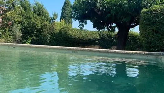 Au coeur du village de VILLEDIEU, 6 km de VAISON, grande maison de village avec piscine sur 1200m² 