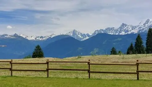 Combloux grand appartement haut de gamme très récent 4/6 personne vue Mont Blanc 