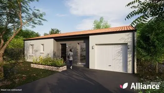 Projet de construction d'une maison neuve de 88.04 m² avec terrain à SAINT-ETIENNE-DU-BOIS (85)