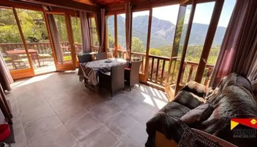 TRES BEAU CHALET AVEC VUE IMPRENABLE