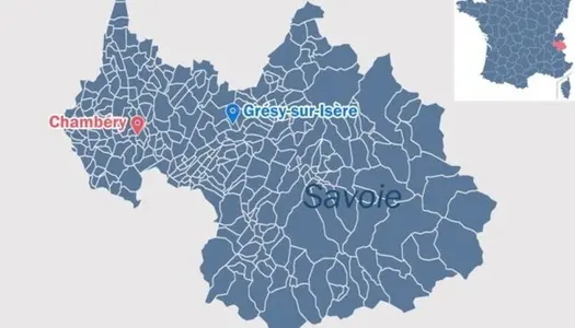 Grésy sur Isère (73), Tènement Immobilier sur Terrain de 1774 m2 