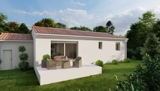 Villa contemporaine de plain pied 90m² avec suite parentale 