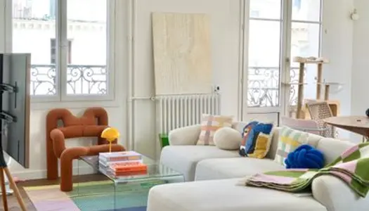 Loue Appartement 75m² - 1 ch design de luxe avec belle vue Paris 10ème 