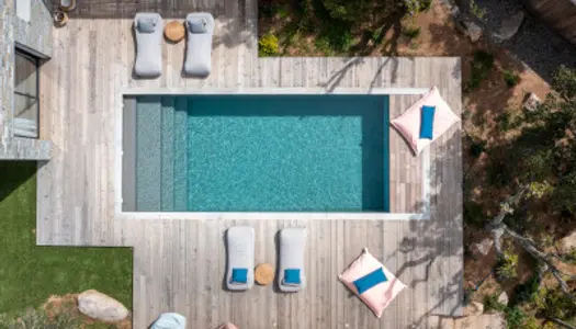 Villa d'architecte avec piscine - plage à pied 