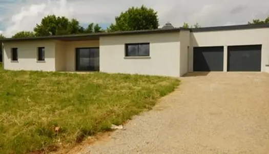 Très belle maison neuve de plain-pied type 5 à LIOUJAS de 130m2 terrain 920 m2 