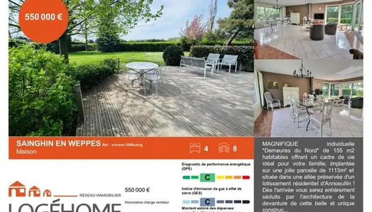 Maison 5 pièces 155 m² 