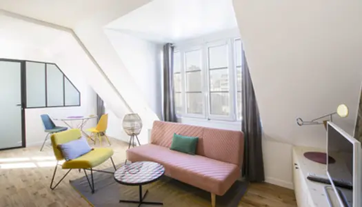 Loue appartement loft meublé 35m² Paris 16ème Passy Vues Sublimes