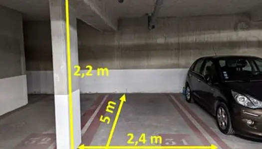 Location place de parking souterrain
