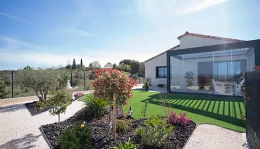 AUTIGNAC - Terrain de 350 m² avec maison neuve plain-pied de 90 m2, Hérault
