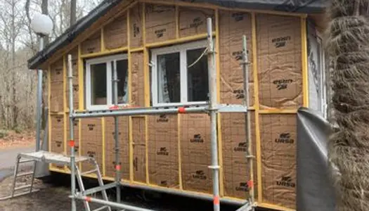 Chalet EN travaux 50m2 à SORTIR du CAMPING en 2027