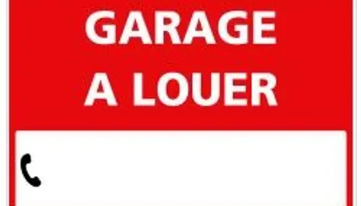 Location garage/box/parking 