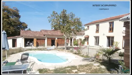 Dpt Gers (32), à vendre MASSEUBE maison 4 chambres - 4 salles d'eau terrain de 1,8 ha VUE SUR LES 