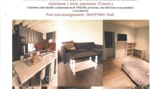 OFFRE SPECIALE COLOCATION POUR ETUDIANT A LA TACHE 8 ROUTE DE BEL AIR 16260 LA TACHE. 100/ mois par 