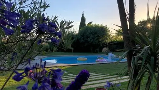 Vends maison familiale, 5 chambres, 219m², beau jardin piscine vue Pyrénées, Est de Toulouse Odar