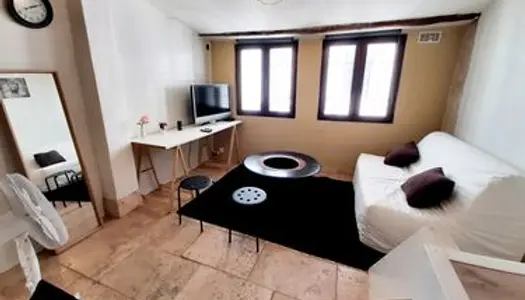 Studio climatisé + mezzanine 21m² intra muros Etudiant Avignon 