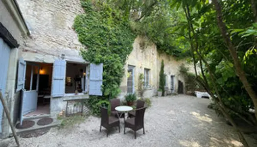 Maison troglodyte de charme avec jardin - potentiel touristi 