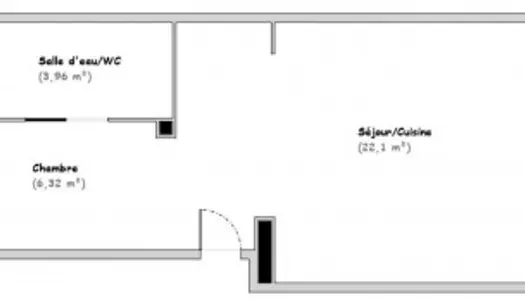Bureaux 32 m² 