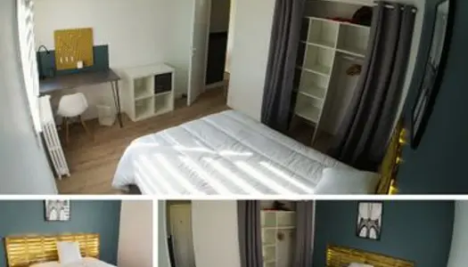 Chambre meublée en colocation idéale étudiant, alternant, stagiaire ou jeune embauché 