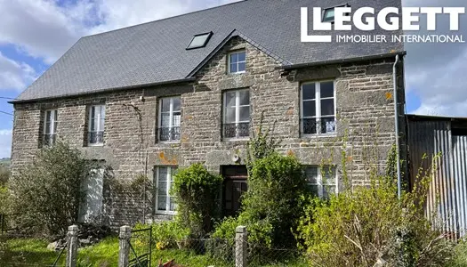 Située entre Bény Bocage et Campeaux, maison en pierre de 3 chambres avec des vues fantastiques. 