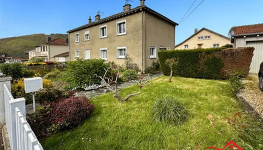 À vendre maison 4 chambres, jardin et garage à Revin 