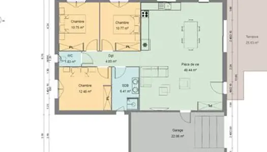 Maison 5 pièces 97 m²