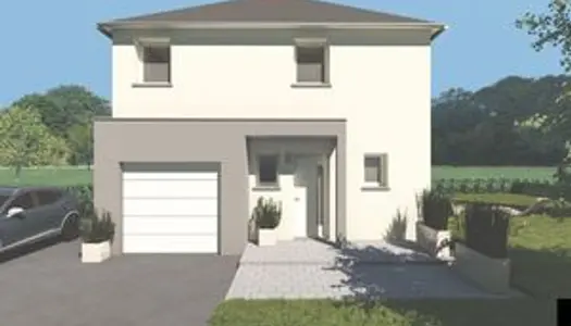 Projet de construction d'une maison 85.62 m² avec terrai...