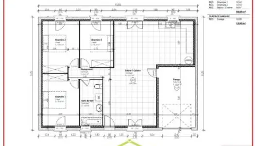 Terrain 610 m²