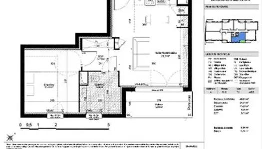 Appartement Neuf Dreux 2p 42m² 760€