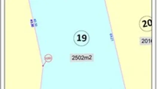 Douvres-la-Délivrande - Terrain viabilisé de 2502 m²