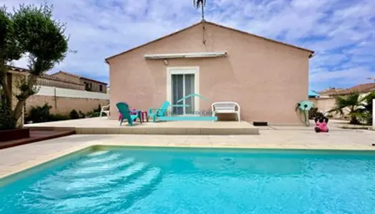 Mireval belle villa T5 de Plain-pied avec piscine 