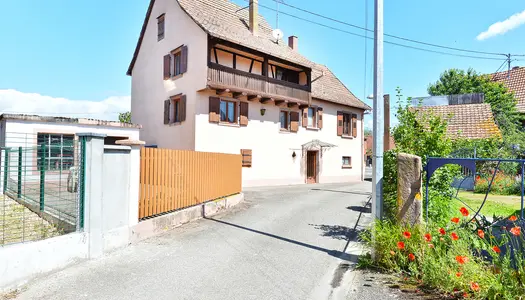 Maison alsacienne 6 pièces avec jardin et dépendan 