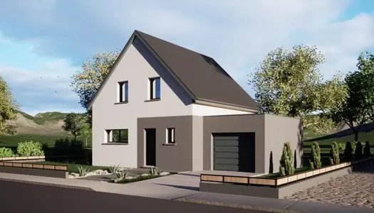 Terrain constructible + maison de 96 m² à Sainte-Croix-En-Plaine