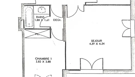Appartement 2 pièces 51 m²
