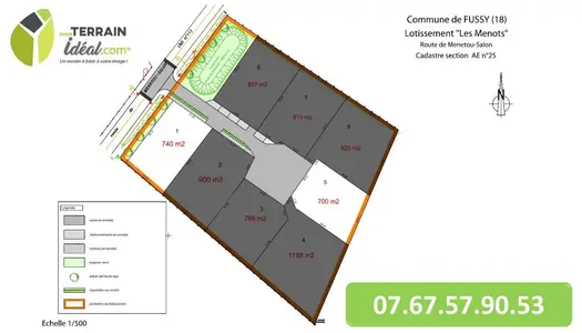 Vente Habillement 740 m² à Fussy 64 000 €