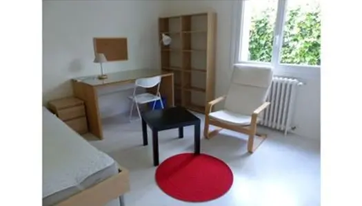 Loue chambre meublée 12m² Nantes quartier Rd Pt de Paris 