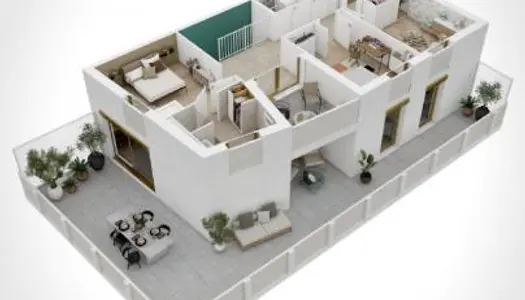 Appartement 4 pièces 118 m² 