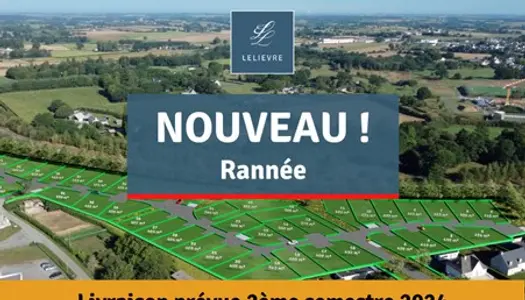 Votre terrain dans un cadre verdoyant à 30 minutes de Rennes