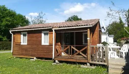 Chalet 4 à 6 personnes, camping du lac 3 étoiles, sainte eulalie en born