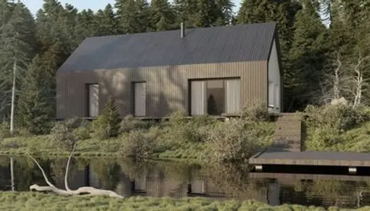 Projet de construction d'une maison neuve ossature bois de 80 m² avec terrain à CHATEAU-GONTIER 