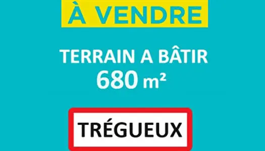 Terrain a batir de 680 m2 a Tregueux, hors lotissement, a 2km du bourg !