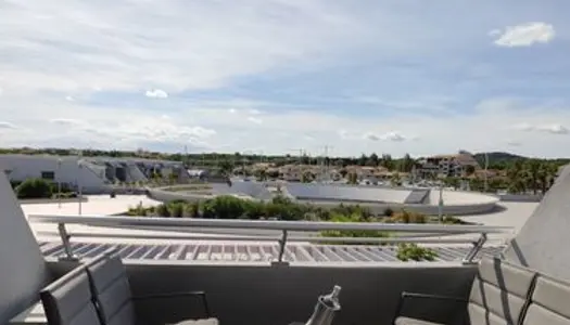 Appartement chic de 42m2 avec sa terrasse, garage au village naturiste 