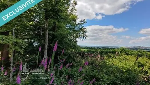 Terrain de loisir arboré sans vis à vis avec une vue campagne 