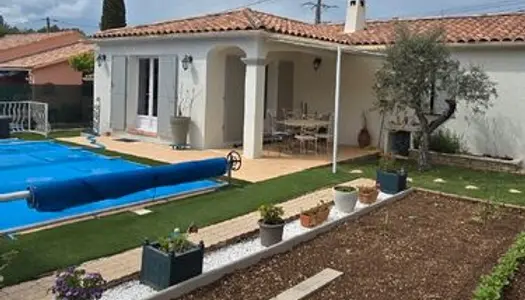 Maison 100m² avec piscine sur 531m² de terrain arboré