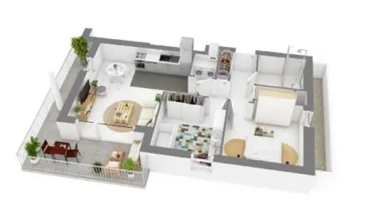 Appartement 44 m²