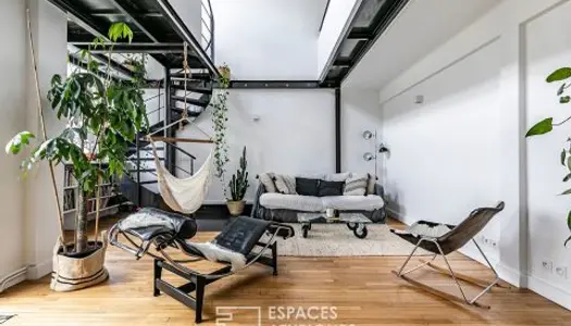 Loft en duplex « comme un nid » avec terrasse au dernier étage