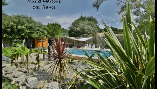 Dpt Vaucluse (84), à vendre LAURIS maison T4 de plain-pied, piscine, dépendances 