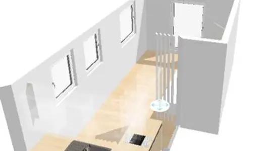 Studio meublé + balcon et garage 