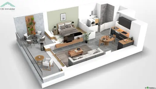 Vente Appartement neuf 46 m² à Bassens 246 399 €